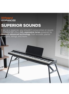 Roland GO:PIANO88 88-Key Touch-Sensitive Portable Keyboard  - Image 4
