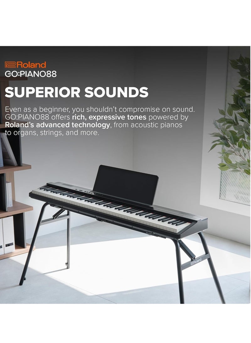 Roland رولاند GO-88PX لوحة مفاتيح محمولة بحساسية اللمس 88 مفتاحاً - Image 4