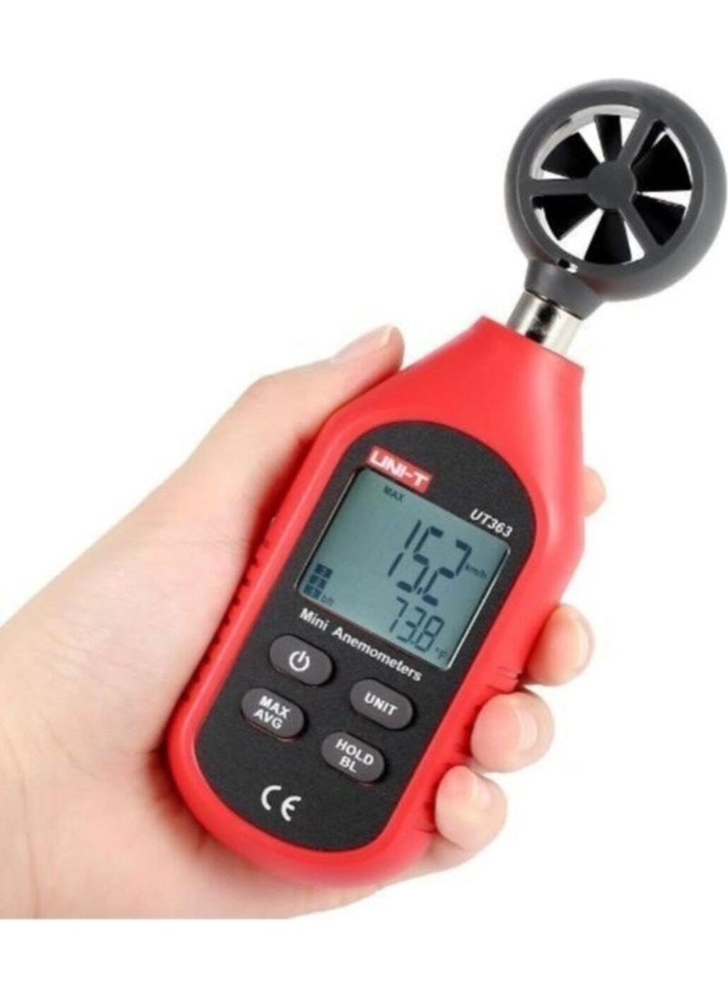 UniT Unı-T Ut 363 Mini Digital Wind Meter / Anemometer UT363  - Image 2