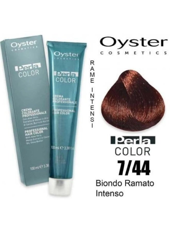Oyster Hair Dye 7/44 Intense Copper Blonde 100 ml