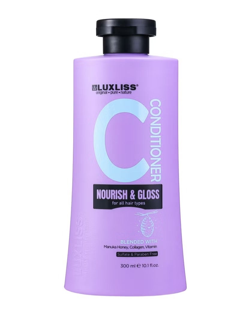 Nourish & Gloss For All Hair Types Conditioner 300ML