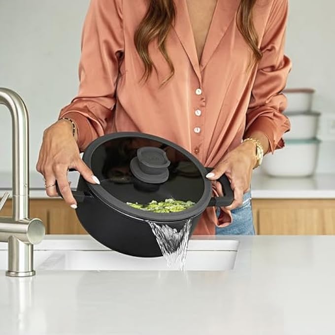 بيرجوف قدر ليو ستون من الألومنيوم المصبوب بغطاء غير لاصق 24 × 11 سم - Image 3