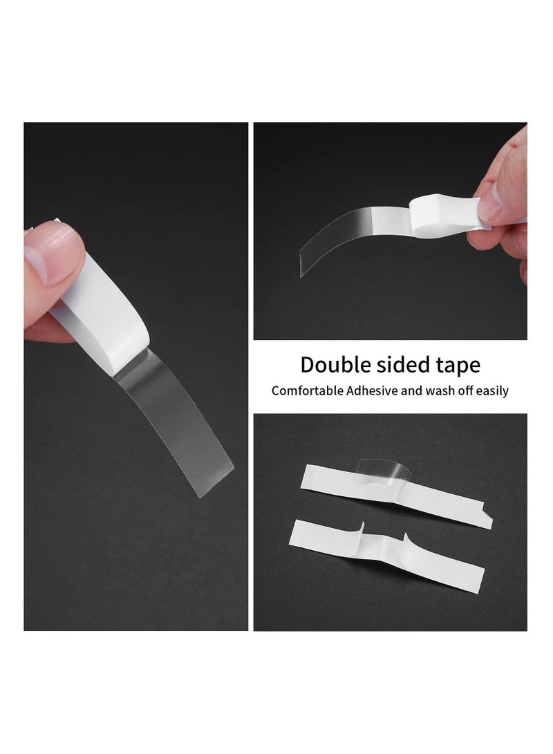Generic 100PCS Double Sided Tape for Clothes Body Strength Tape Adhesive on Skin and Fabrics Clear Tape for All Skin Tones and Fabrics  - Image 3