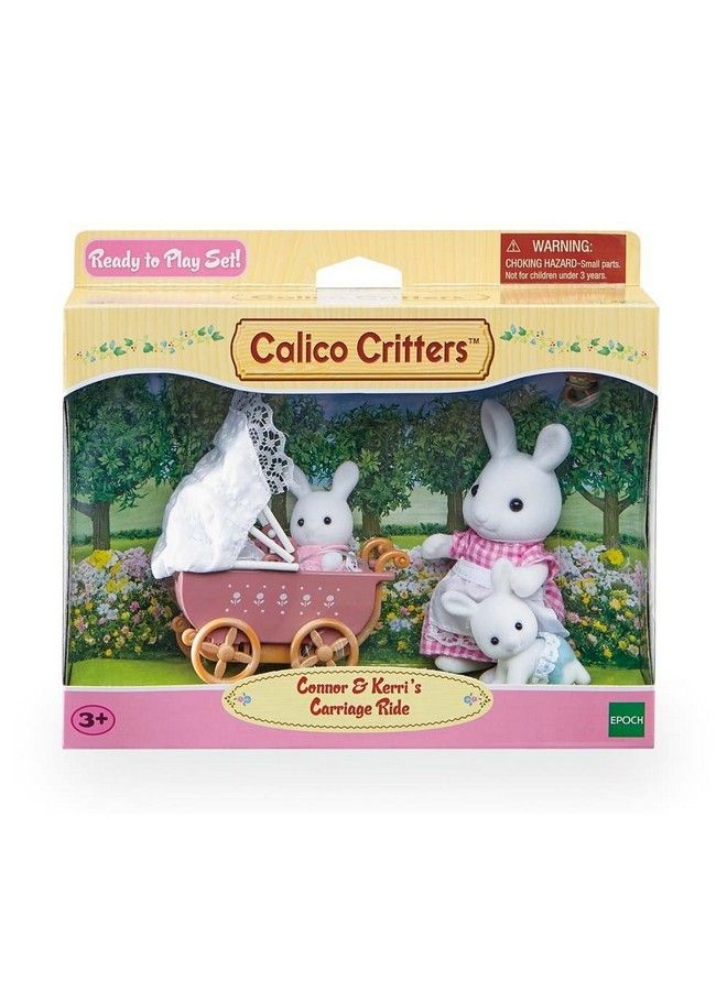 Calico Critters Connor & Kerri’S Carriage Ride Doll Playset Collectible Ready To Play Model Number: Cc2488 - Image 3