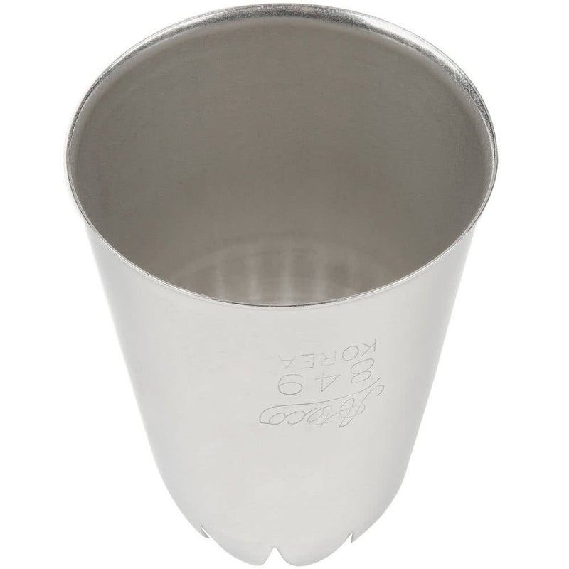 Ateco # 849 - Closed Star Pastry Tip .69'' Opening Diameter- Stainless Steel by Ateco - Image 2