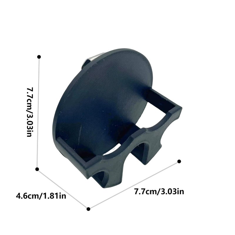 Black Car Visor Dip Can Holder Non Slip Compact Storage Clip for Truck Vehicle RV - Image 3