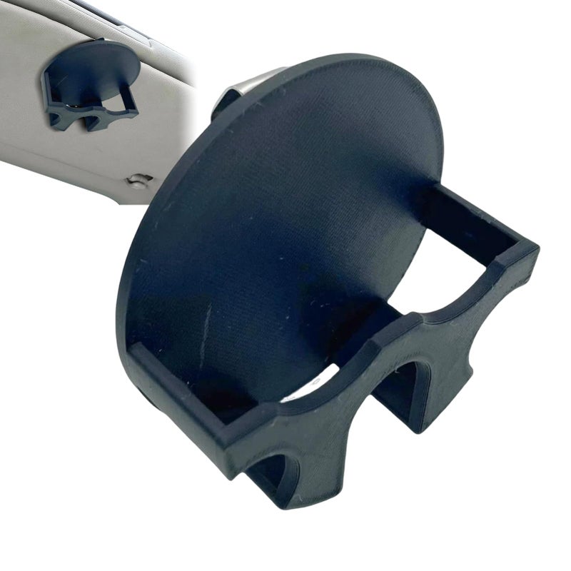 Black Car Visor Dip Can Holder Non Slip Compact Storage Clip for Truck Vehicle RV - Image 2