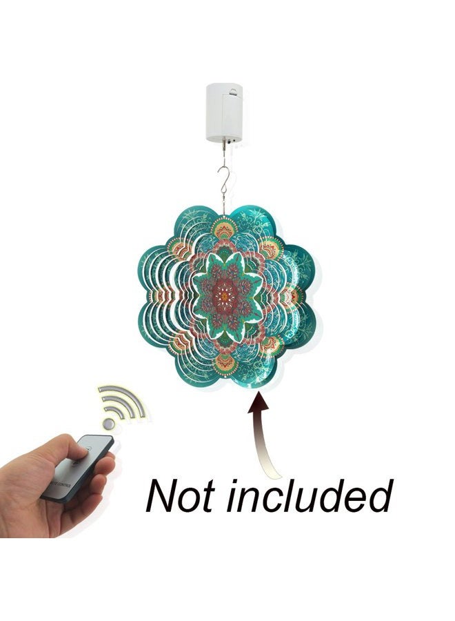 FONMY Hanging Display Motor with Remote for Wind Spinner Ornament Hanging Decor Wind Chimes Baby Crib Mobile Battery Operated Motor-10 RPM Low Speed - Image 4