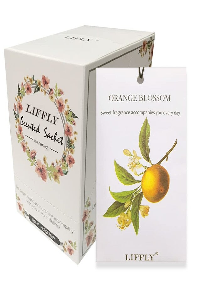 ليفلاي مجموعة ليفلي المكونة من 14 كيسًا معطرًا برائحة زهر البرتقال، مناسبة للأدراج والخزائن، هدية تدوم طويلًا - Image 1