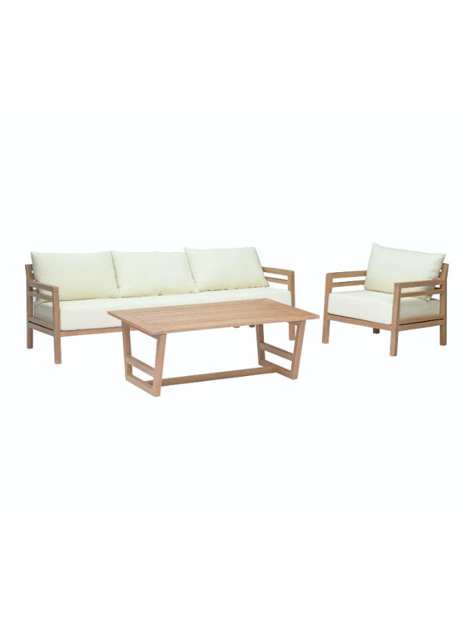 Teak Sofa Set With Coffee Table For Outdoor
