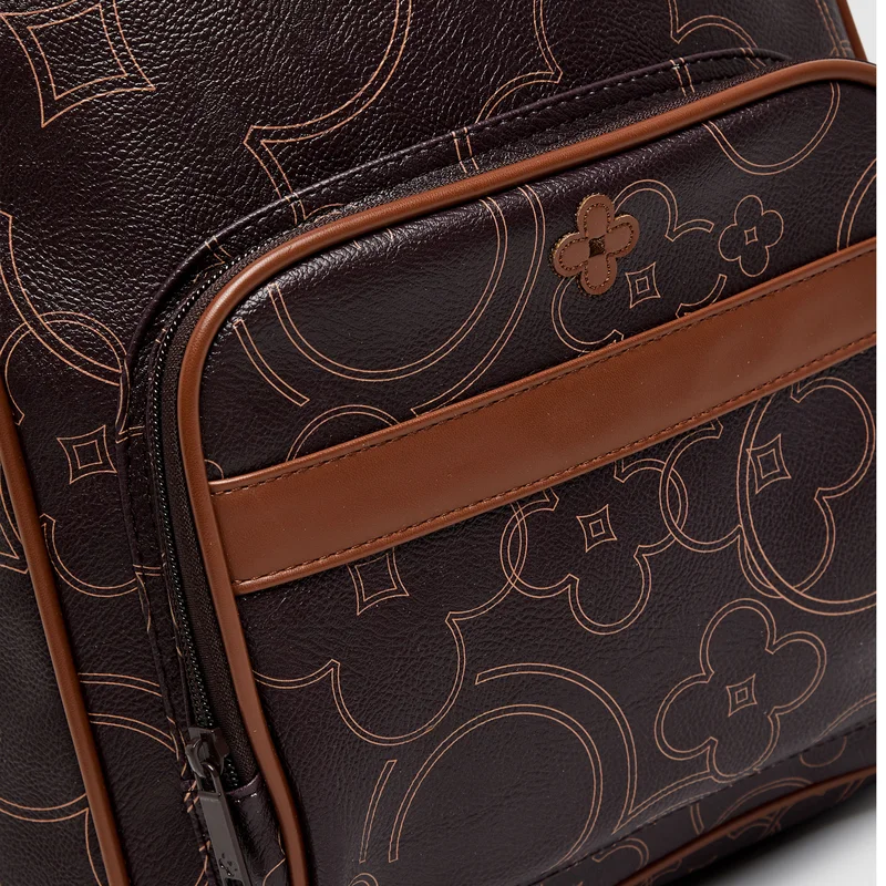 Koton  Koton Kids Monogram Debossed Zippered School Bag  | Best Price UAE