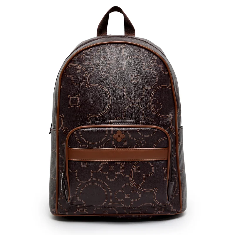 كوتون Koton Kids Monogram Debossed Zippered School Bag
