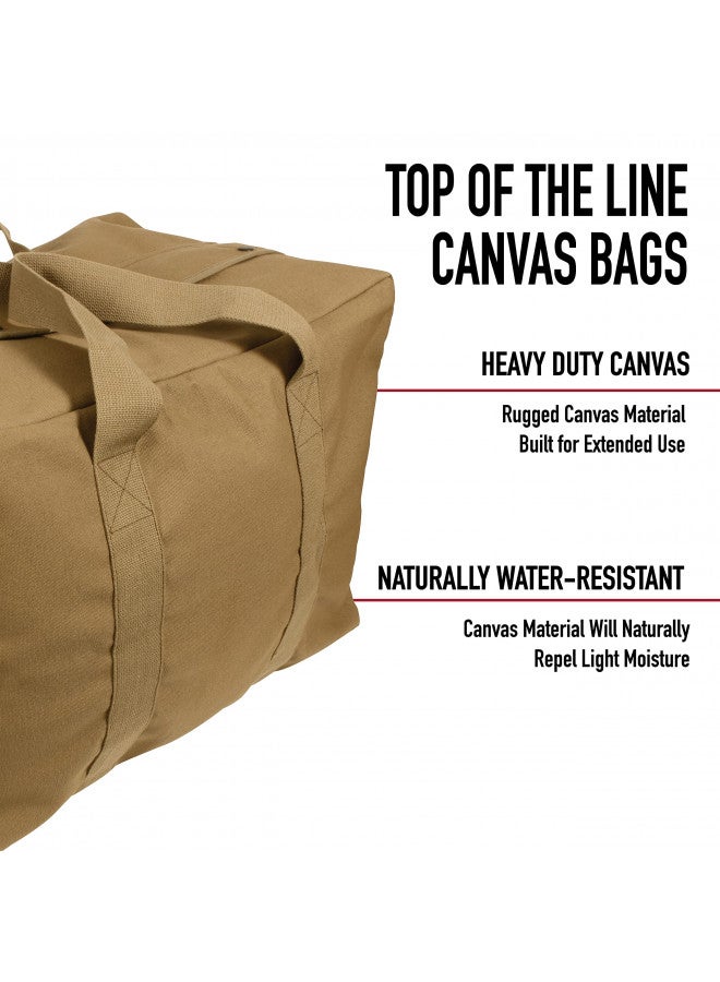 ROTHCO Rothco Canvas Parachute Cargo Bag Extra Large Duffle Bag 75L, Black  - Image 4