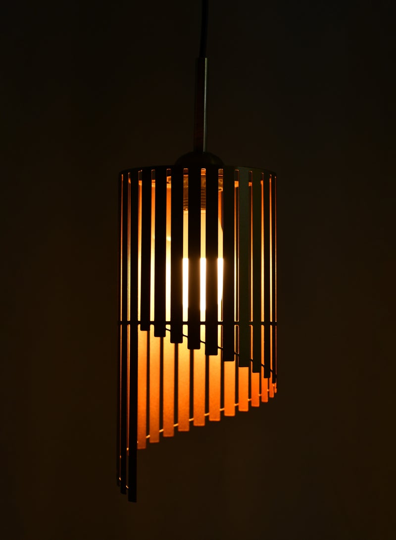 Modern Gold pendant chandelier, geometric shape, with a contemporary and modern design - Image 2
