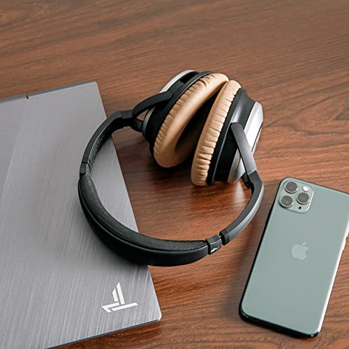 WC Wicked Cushions Upgraded Replacement Ear Pads for Bose Headphones - Compatible with QC15 / QC25 / QC35 & 35 ii / QC2 / AE2 / AE2i / AE2W / Soundlink - Softer Leather, Luxury Memory Foam | Beige - Image 3