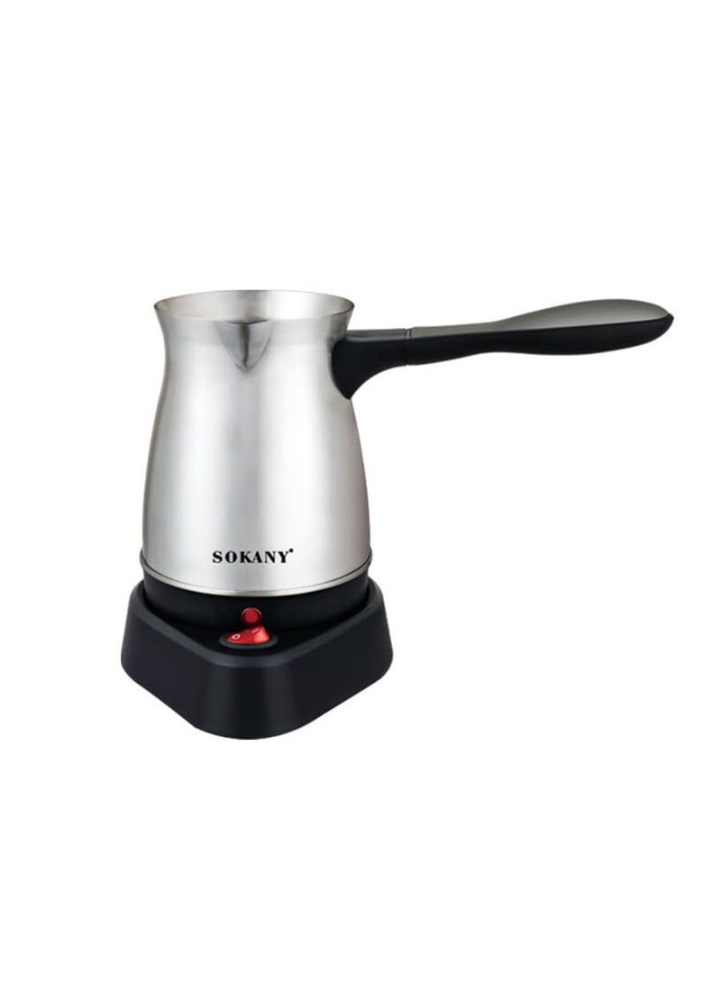 sokany Electric Coffee Maker Stainless Steel Pot for Hot Milk Tea and Coffee