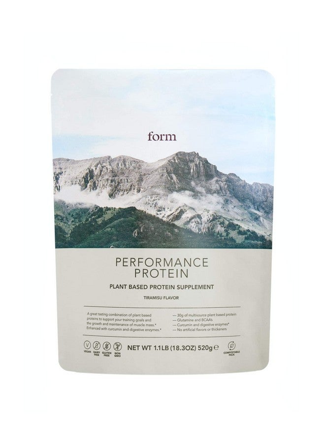 Form Performance Protein - Vegan Protein Powder - 30G Of Plant Based Protein Per Serving, With Bcaas And Digestive Enzymes. Perfect Post Workout. Tastes Great With Just Water! (Tiramisu) - Image 1