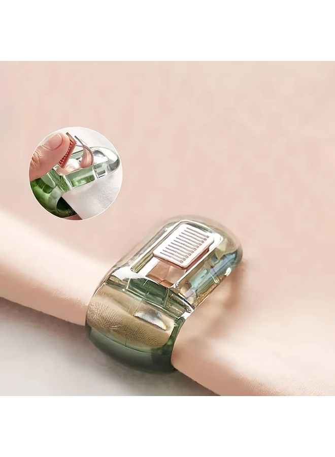 Green Plastic Bedding Clips Non Slip No Residue for Bed Curtain Sofa Cover 6pcs - Image 5