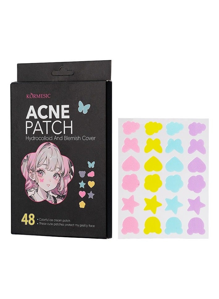 Kormesic ملونة حب الشباب بثرة التصحيح 48pcs/مربع (24pcs * 2) - Image 1