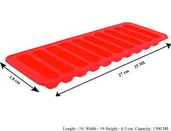 STONE STONE Silicone Kitkat Shape Chocolate Mould and Stick Shape ice Cube Tray for Water Bottle (1 Pcs.,Color-As Per Availablity) - Image 2