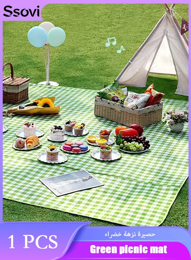 Ssovi Outdoor Picnic Mat, Moisture-Proof And Thickened Moisture-proof Mat, Beach Camping Mat, Outdoor Cushion,Foldable Waterproof Outdoor Picnic Mat 200 x 200cm - Image 1