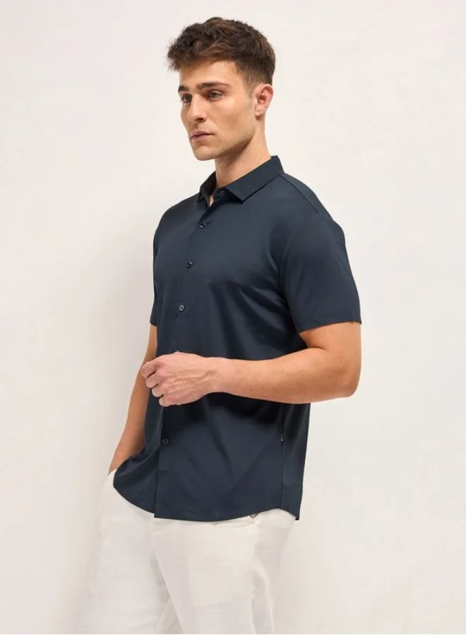 THE BEAR HOUSE Men's Shirt for Casual and Formal Wear | Classic Button-Down Style for Office, Daily Use, Travel, Events & All-Season Outfits | Versatile & Stylish Wardrobe Essential for Every Occasion