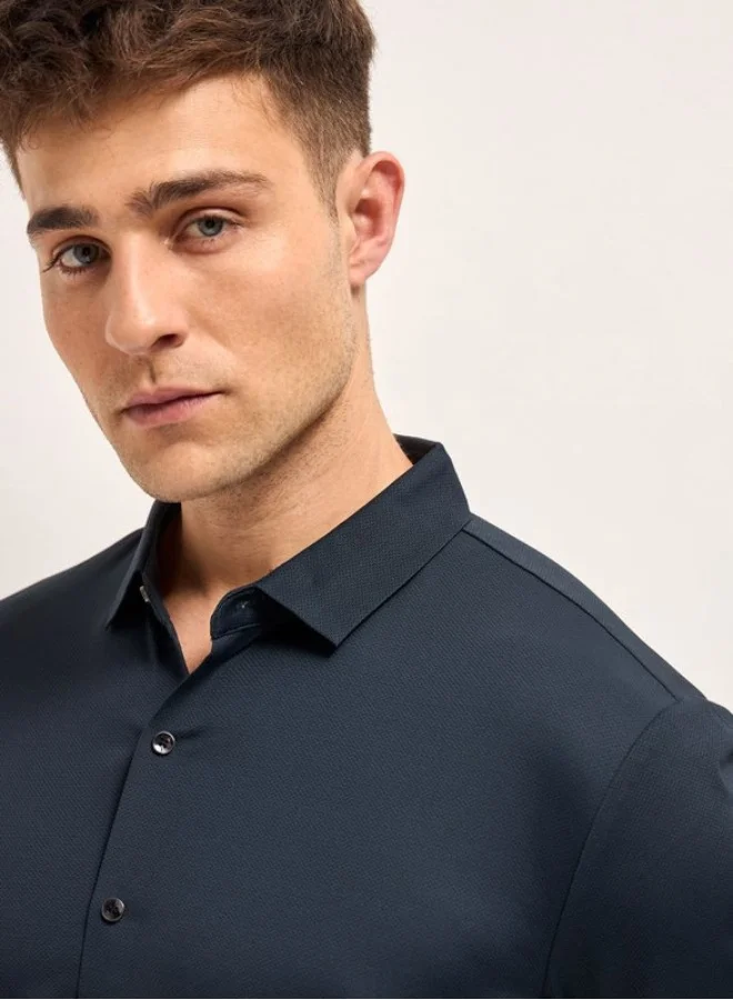 THE BEAR HOUSE Men's Shirt for Casual and Formal Wear | Classic Button-Down Style for Office, Daily Use, Travel, Events & All-Season Outfits | Versatile & Stylish Wardrobe Essential for Every Occasion