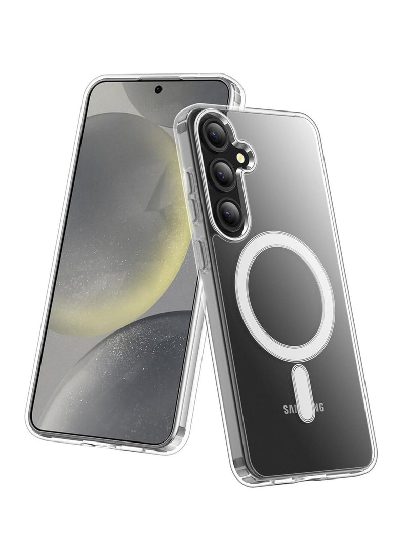 ELTRAZONE Samsung Galaxy S24 Plus Clear Case Cover – Wireless Charging Compatible, Non-Yellowing, Transparent Protective Cover (6.7-inch) - Image 1