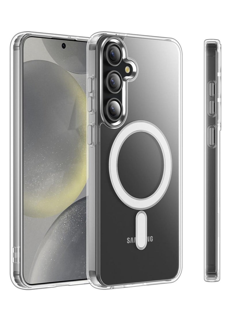 ELTRAZONE Samsung Galaxy S24 Plus Clear Case Cover – Wireless Charging Compatible, Non-Yellowing, Transparent Protective Cover (6.7-inch) - Image 3