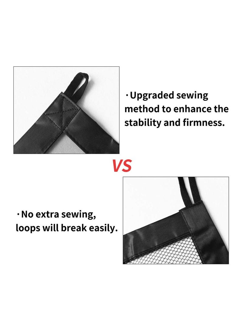 Zikra Magic Pet Gate Indoor Outdoor Retractable Dog with Portable Folding Mesh Safety for The House Providing a Safe Enclosure to Play and Rest 110*72cm - Image 5