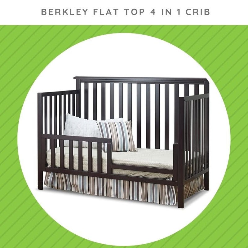 CC KITS Toddler Bed Safety Guard Rail for Sorelle Convertible Cribs - Solid Wood Rail for Convertible Crib to Toddler Bed Conversion - Safety Bed Rail for Children (Model #148, Espresso) - Image 2