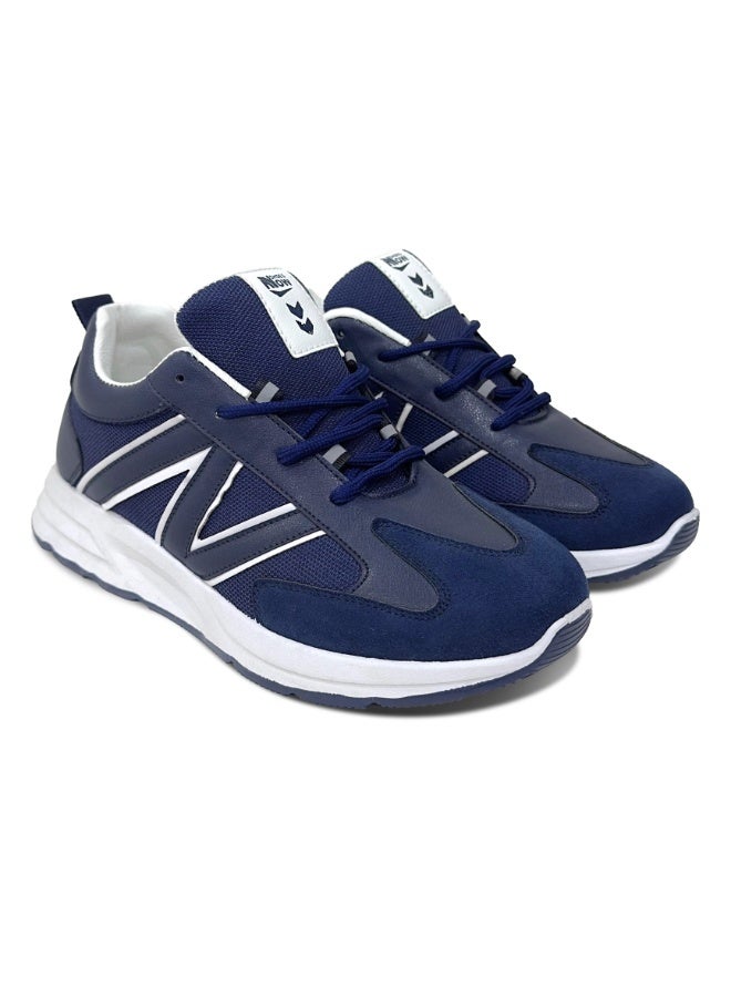 now Stylish sports shoes, model D27, featuring a modern design that combines suede and mesh materials for lasting comfort and style - Image 1