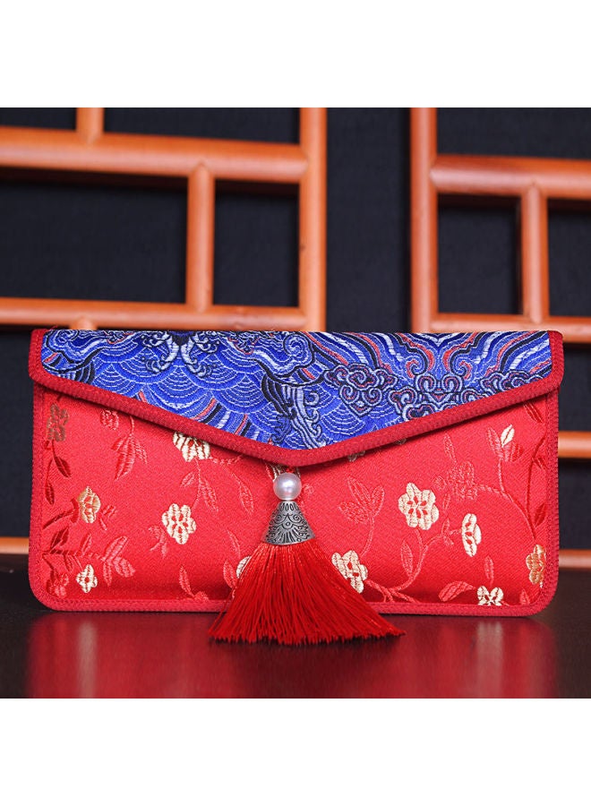 WELCOME Wedding Ten Thousand Yuan Changed Red Envelope Brocade Fabric Red Envelope Big Red Envelope Creative New Year's Benefit Is A Wedding Red Envelope - Image 1