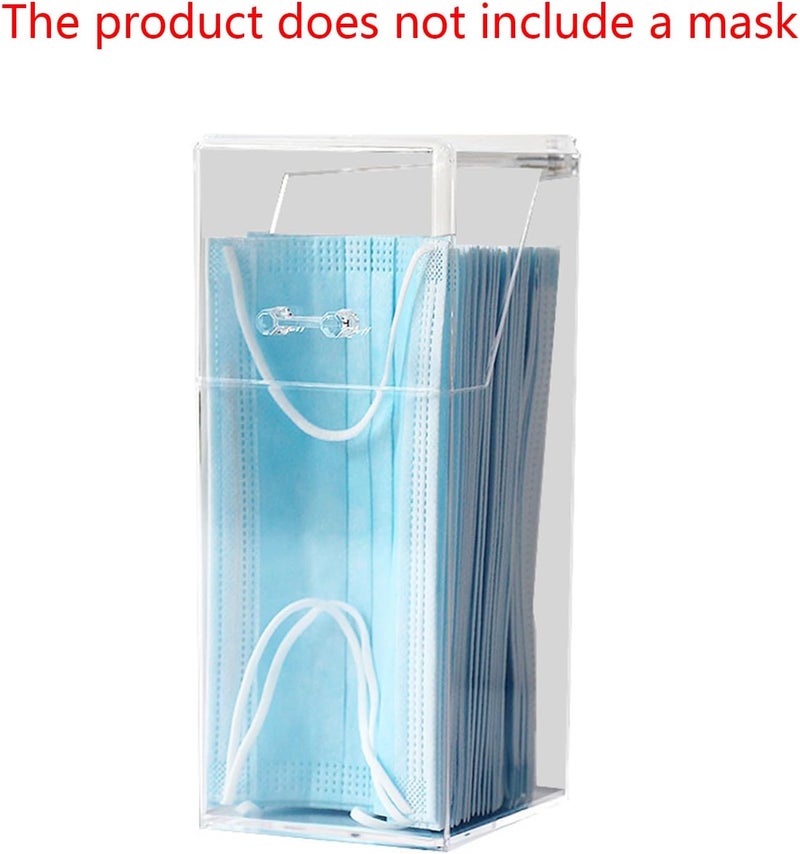 Storage Box Dressing Table Sundries Dormitory Makeup Organizer Transparent Cosmetics Household Tissue Tissue with Lid Kitchen Seal Design Transparent - Image 2