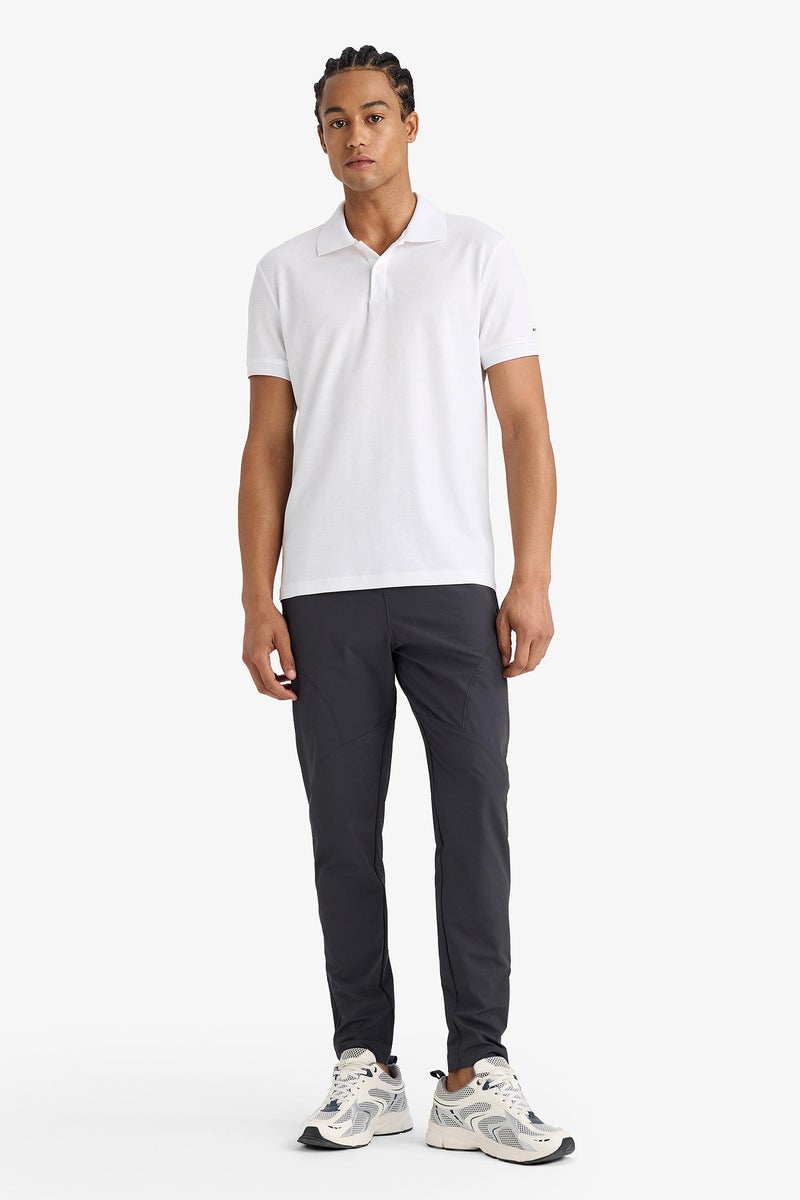 DeFacto Grey Man Slim Fit Woven Zipper Jogger Casual - Image 3