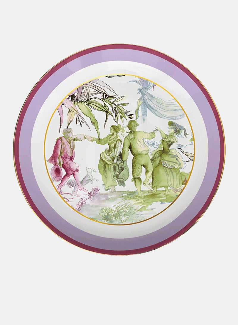 باتشي ميلانو طبق كيك باسي ميلانو فلورنسا قطر 31 بورسلين - Image 1