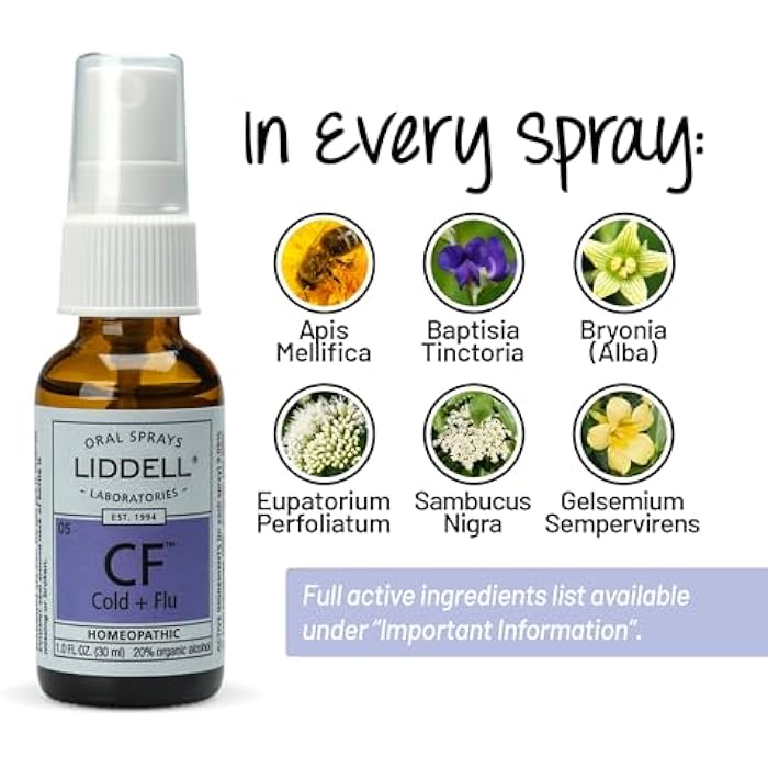 Liddell Homeopathic Cold and Flu Spray, 1 Ounce - Image 4