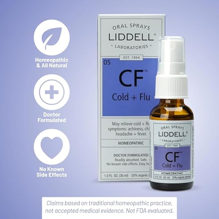 Liddell Homeopathic Cold and Flu Spray, 1 Ounce - Image 5