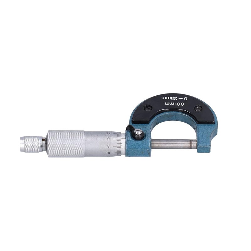 Outside Micrometer, Clear Scales Portable Stainless Steel Thickness Micrometers Easy Operation Durable for Machinery Equipment(0-25mm) - Image 3