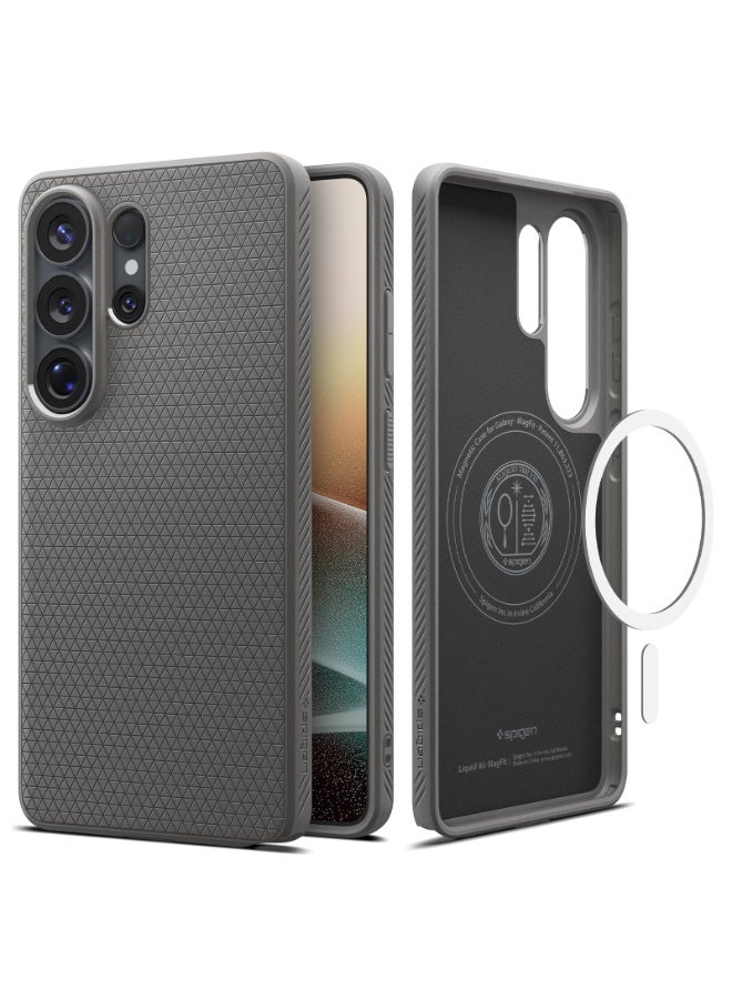 Spigen Liquid Air MagFit for Samsung Galaxy S26 ULTRA Case [MagSafe compatible] Cover - Marble Gray - Image 1
