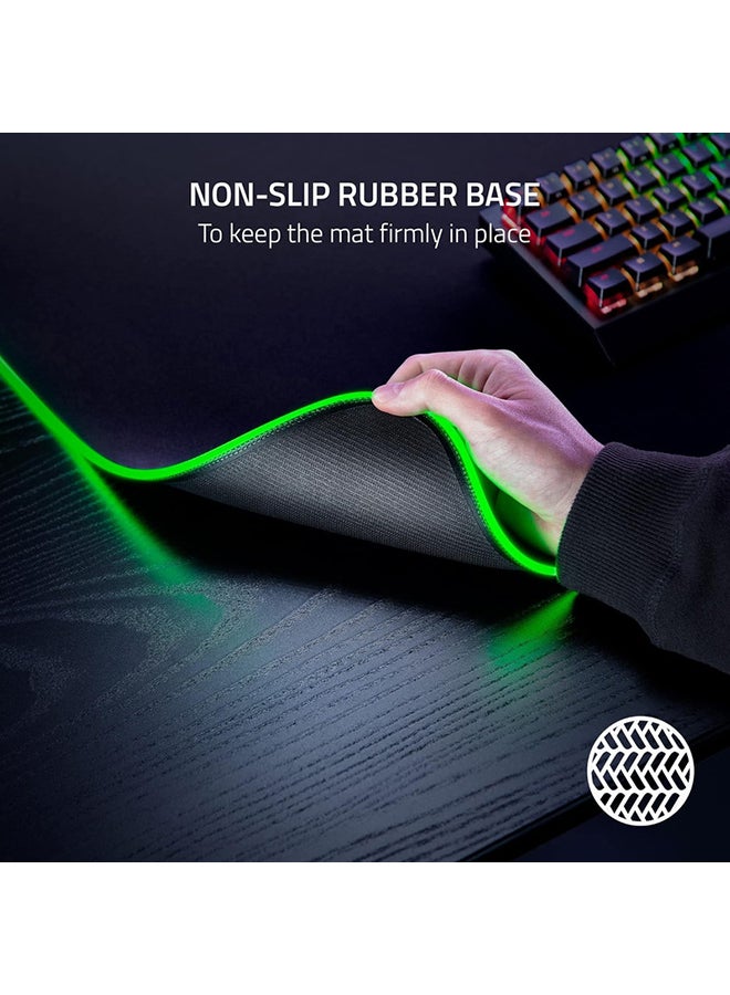 RAZER Goliathus Chroma 3XL Gaming Mouse Pad: Micro-Textured Cloth Surface - Large to Cover Desk Setup - Chroma RGB - Optimized for All Sensitivity Settings and Sensors - Non-Slip Rubber Base - Black - Image 2