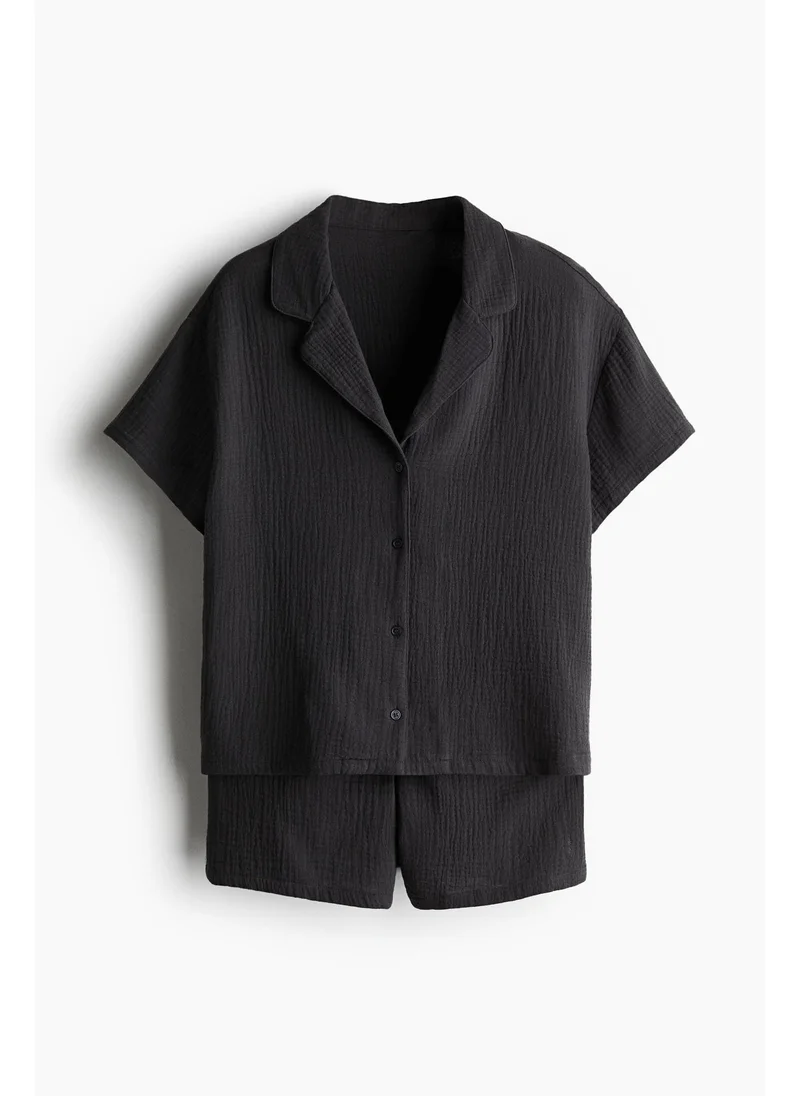 اتش اند ام Cotton muslin pyjamas