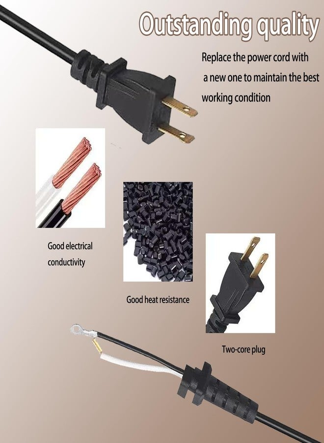 NBUNYOU Hair Clippers Cord Replacement for AndisT-Outliner 04624,Compatible with Andis Outliner 04603 04710 - Image 2