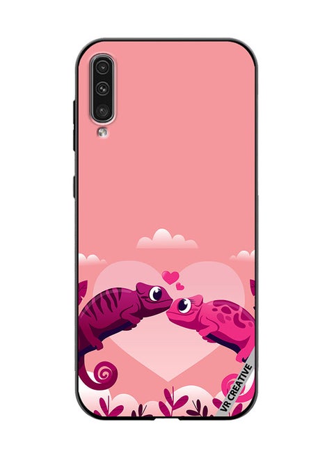 Protective Case Cover For Samsung Galaxy A70/A70s Love Chameleons Design Multicolour