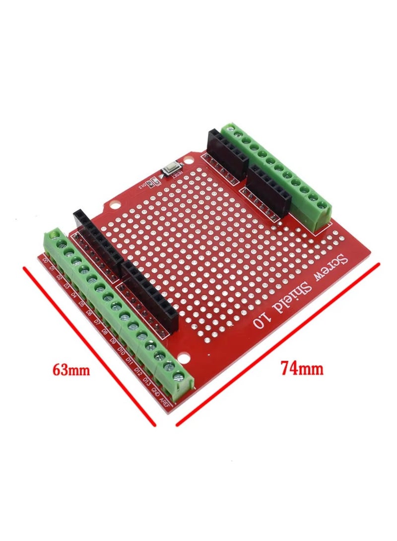 Screw Shield Assembled Prototype Terminal Expansion Board for Arduino UNO Leonardo
