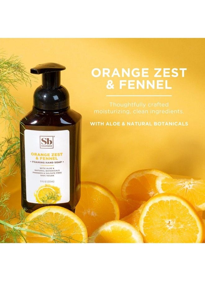 Foaming Hand Soap Orange Zest & Fennel 11Oz Pump Bottles 3 Ct Gently Scented Moisturizing Foaming Hand Wash For Kitchen And Bathroom Vegan Cruelty & Paraben Free - pzsku/Z244DCEC7CFF84E49625CZ/45/_/1677918425/58288a2a-1ebf-4ed1-ae27-a2a52434213f