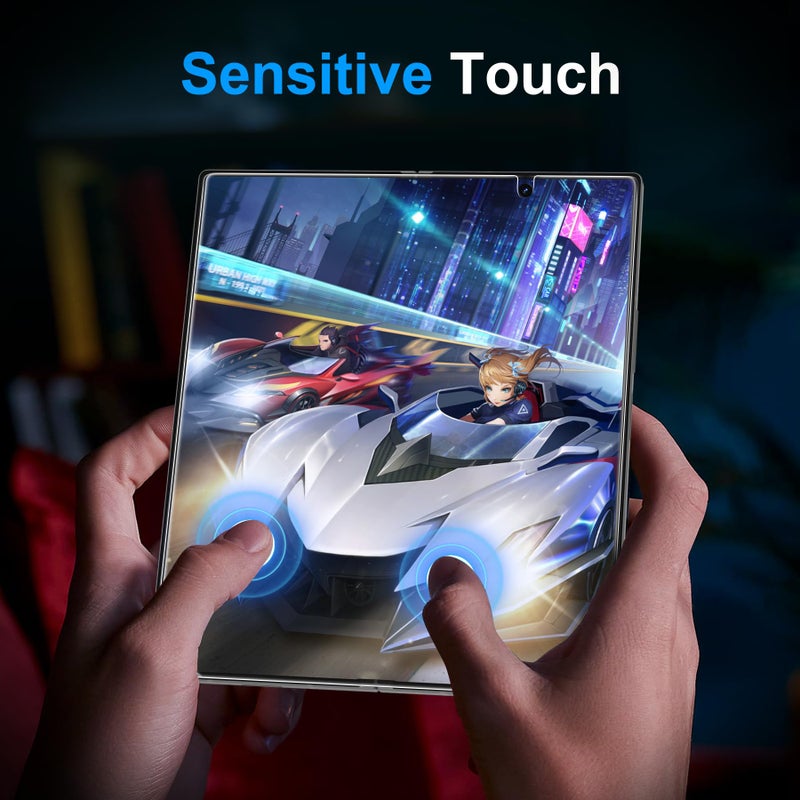 LYWHL 2 Pack Z Fold 7 Privacy Screen Protector, Anti-Spy Private Flexible Inner Film [Non-Glass] for Samsung Galaxy Z Fold 7, Full Coverage, Case Friendly, Bubble Free, Anti-Scratch, Self-Healing - Image 5
