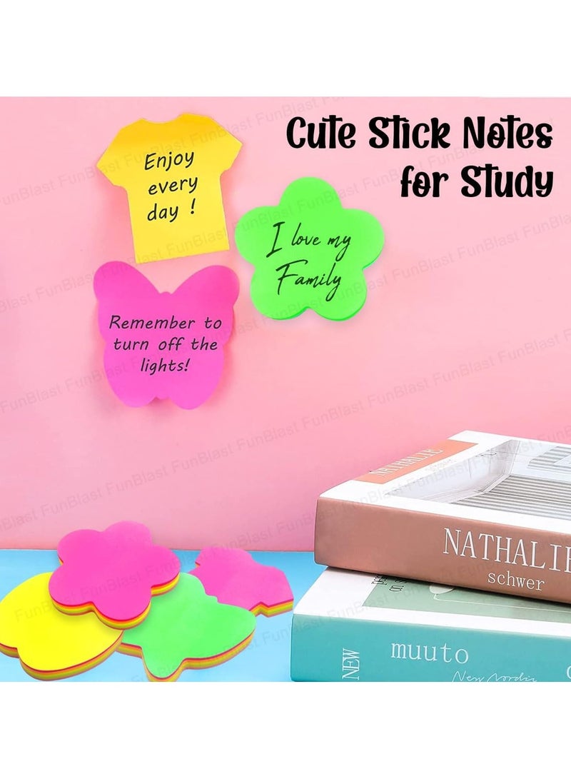 Generic Sticky Notes, Phosphorescent Notepad, Plain Paper, Colored Paper Sticker Shapes, Size: 3*3 inches, Box: 12 bags, Bag: 100 sheets - Image 3