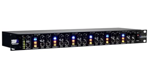 Art HeadAmp6 Rackmount 6-Channel Stereo Headphone Amplifier - Image 4