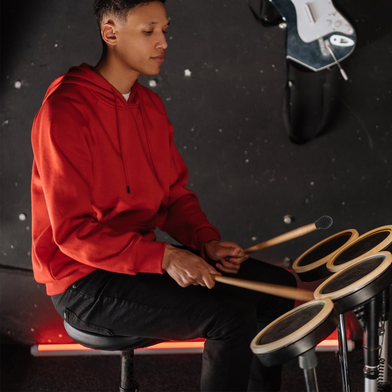 8 pcs Practical Silicone Drumstick Covers Mute Protectors for Drum Practicing - Image 4